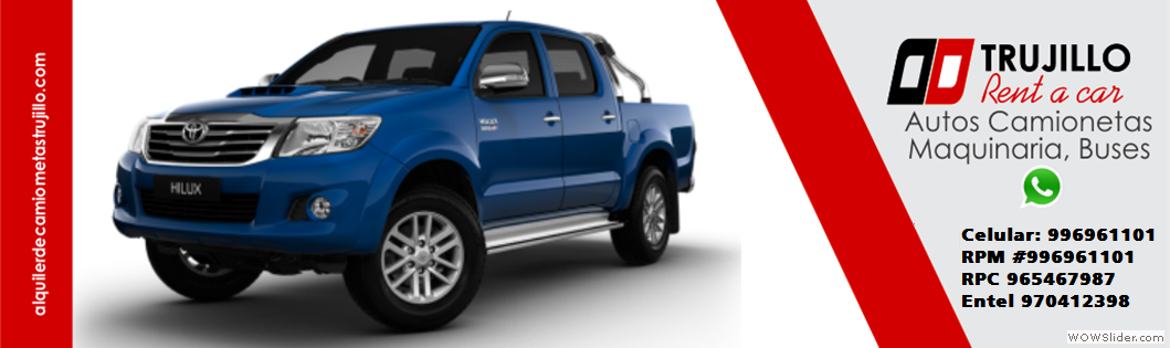 Toyota Hilux 4x4 para alquiler